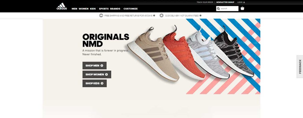 for Adidas online | Diggernaut