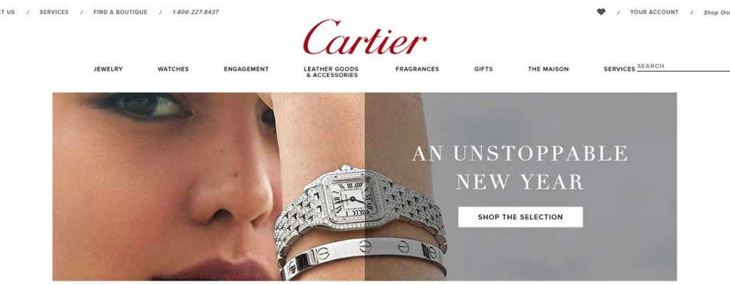 Cartier us on sale website