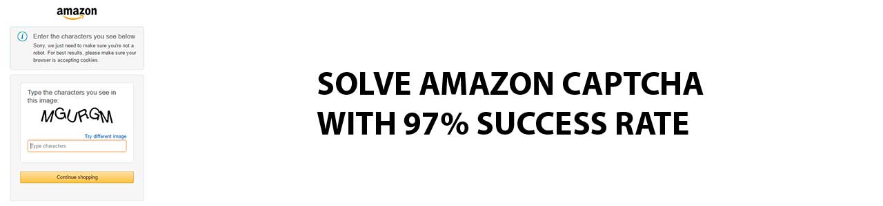 Solve Amazon captcha with 97% of success rate