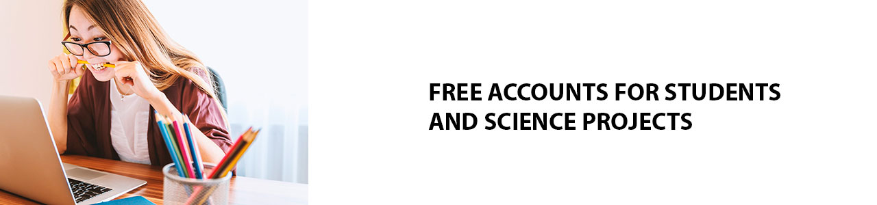 Free academic accounts