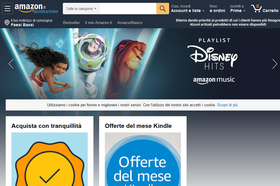Amazon.it scraper